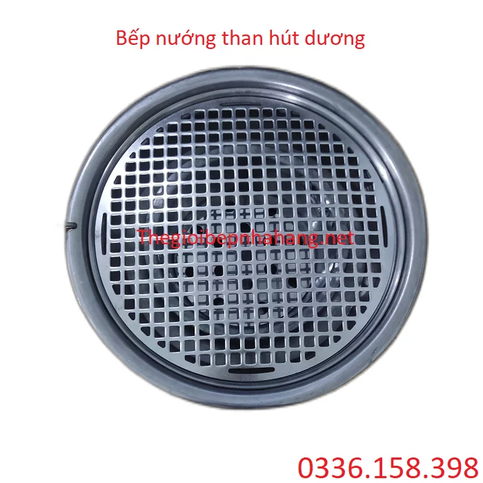 Bếp nướng than hoa âm bàn hút dương