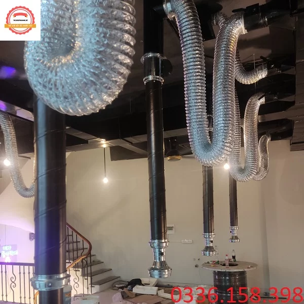 Gía bán ống hút khói cứng nhà hàng