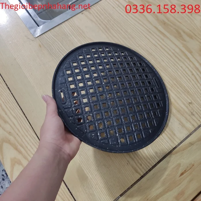 Vỉ nướng gang đột lỗ chống dính giá rẻ Vỉ nướng gang đột lỗ chống dính giá rẻ
