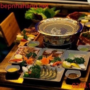 Bếp nướng than hoa âm bàn