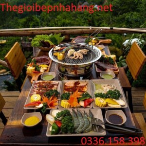 Bếp nướng than hoa giá rẻ đặt bàn