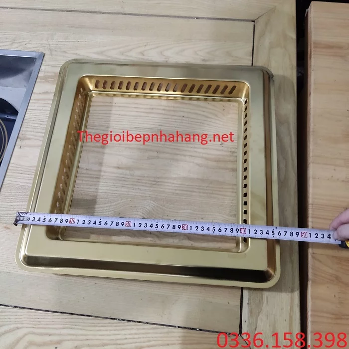 Kích thước phần mặt vát của bộ bếp lẩu