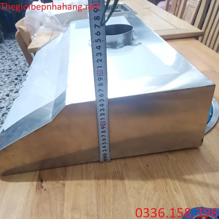 Chiều cao của phần chụp hút khói Chiều cao của phần chụp hút khói