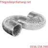 Ống gió bạc mềm D125 hút mùi