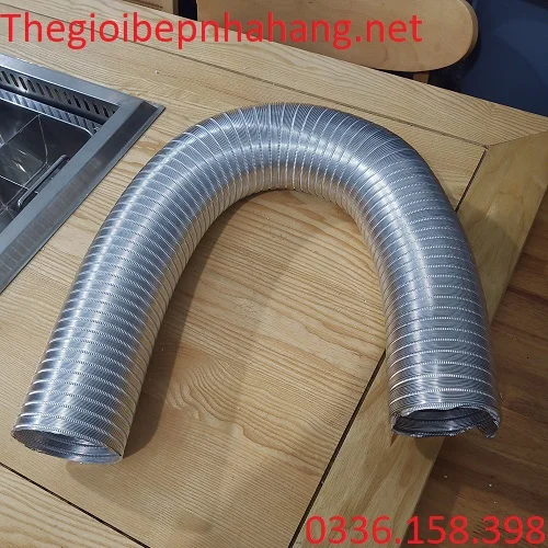 Ống nhôm nhún D150 hút mùi