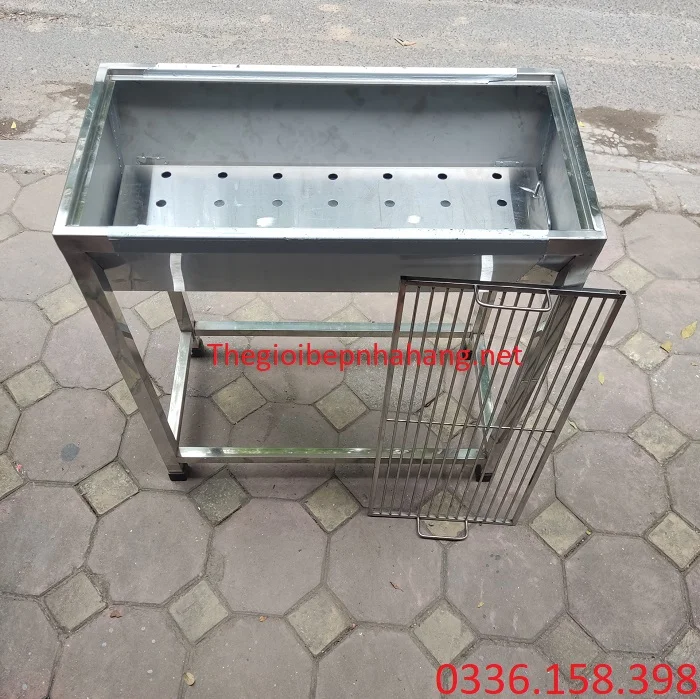 Lò nướng than hoa BBQ ngoài trời
