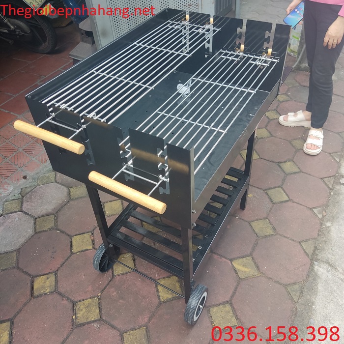 Bếp nướng than hoa BBQ ngoài trời