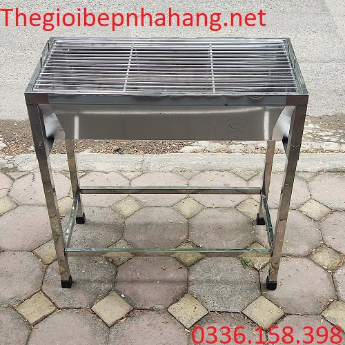 Lò nướng bằng than hoa BBQ chân rời