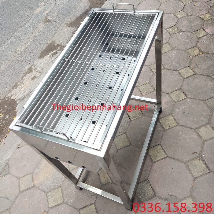 Bếp nướng than hoa bằng inox 700