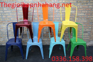 Ghế tựa lưng tolix cho quán cafe