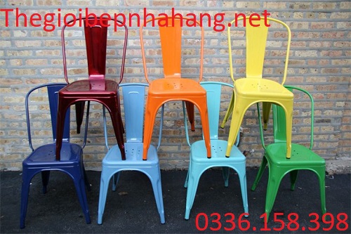 Ghế tựa lưng tolix cho quán cafe