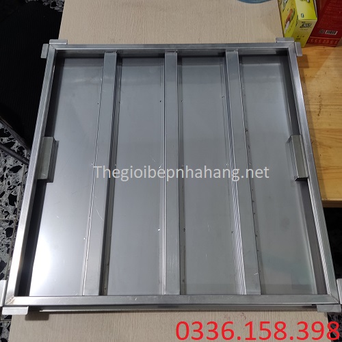 Mặt sau của nắp bể inox 304 600x600