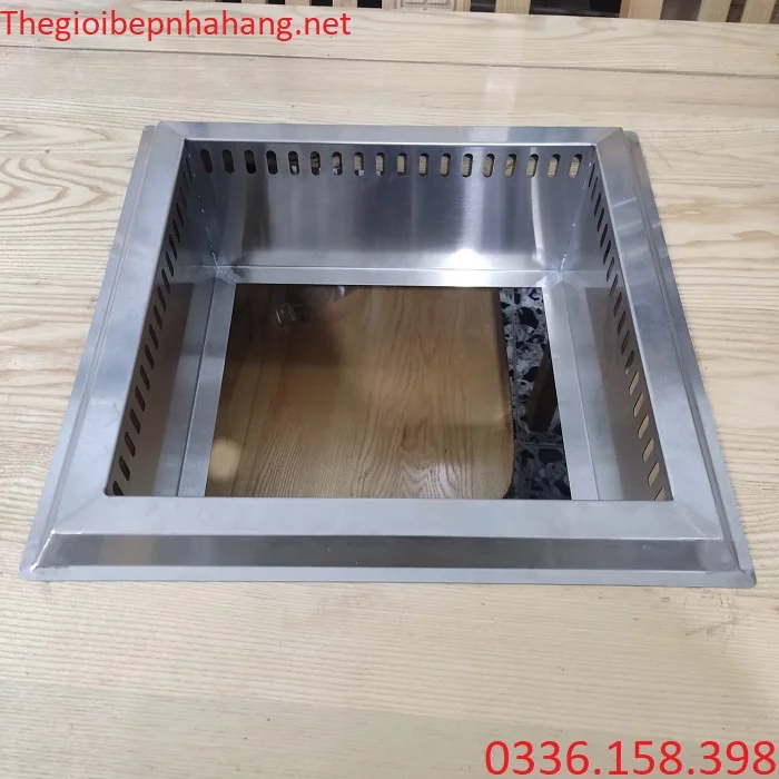 Bộ khung bếp lẩu âm bàn giá rẻ