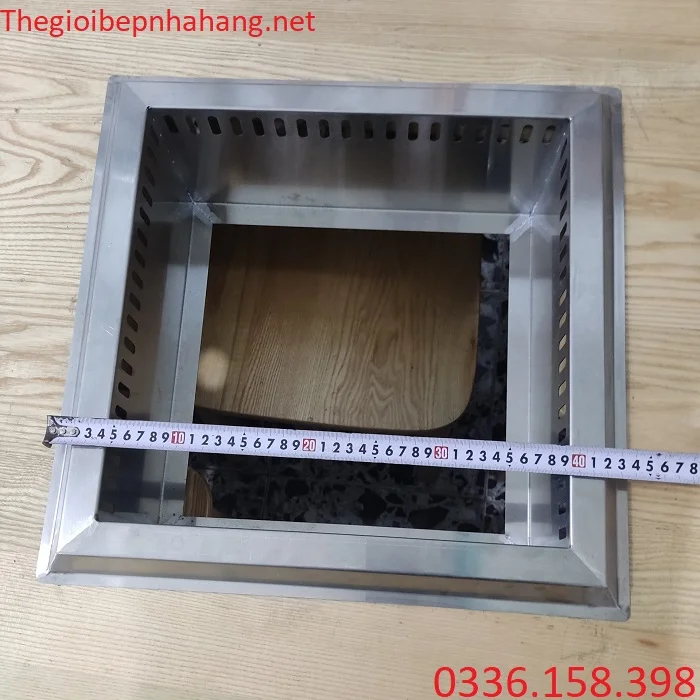 Kích thước mặt của bộ khung bếp lẩu