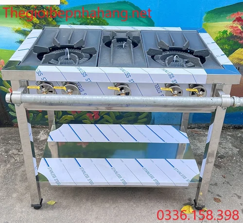 Cung cấp bếp gas 2 họng lớn 1 họng nhỏ