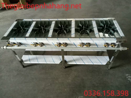 Cung cấp bếp công nghiệp Hàn Quốc 5 họng