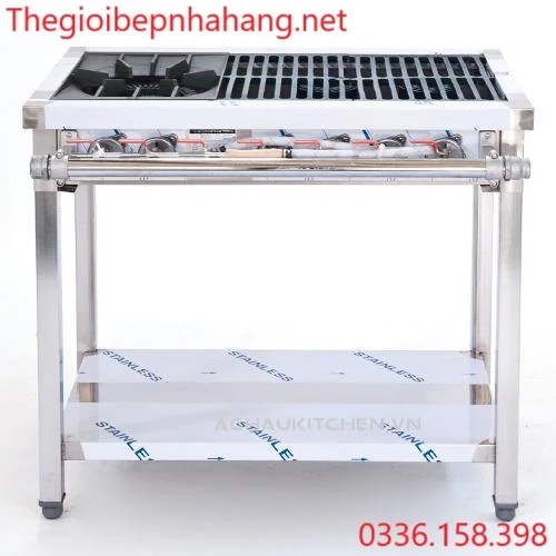 Bếp gas Hàn Quốc 1 họng to 4 họng nhỏ
