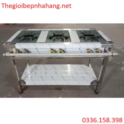 Cung cấp bếp xào 3 họng công nghiệp