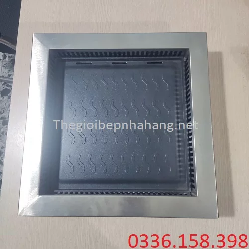 Bếp lẩu và nướng điện vuông âm bàn