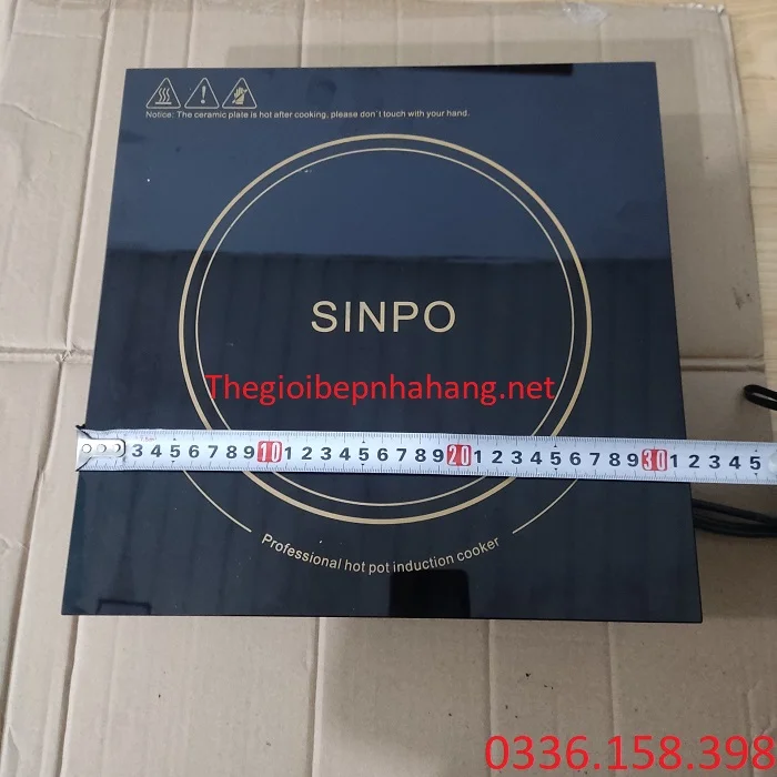 Kích thước mặt của bếp từ âm bàn vuông