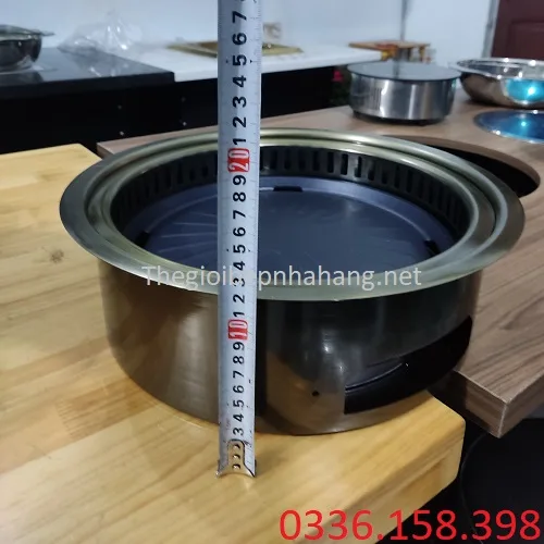 Chiều cao của bếp nướng điện âm bàn