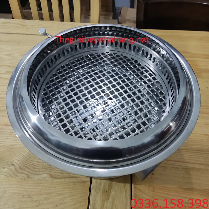 Lò nướng than hoa không khói hút âm