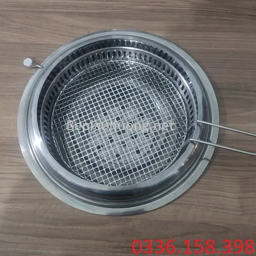Lò nướng than hoa không khói hút âm