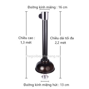 Các kích thước của ống hút khói bếp nướng