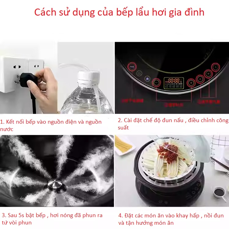 Cách sử dụng bếp lẩu hơi gia đình