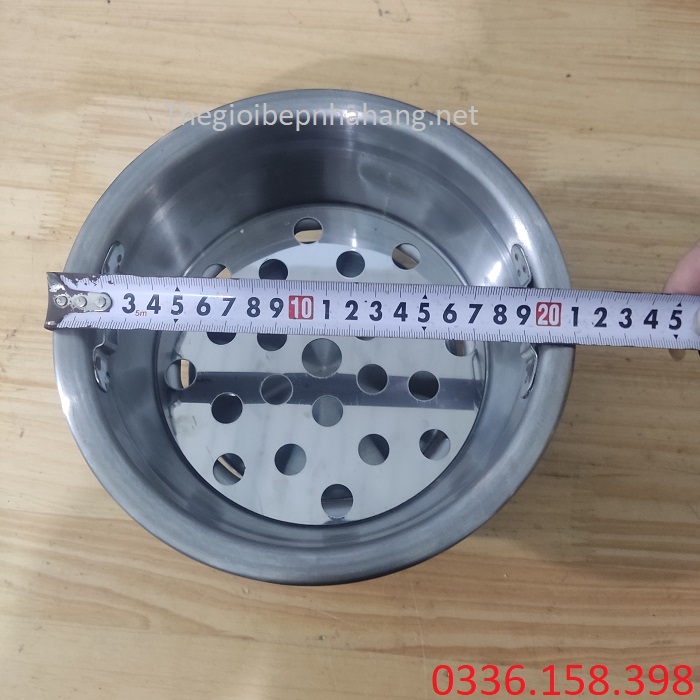 Kích thước của xô than inox 