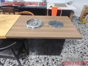Bàn gỗ công nghiệp Melamine nhà hàng