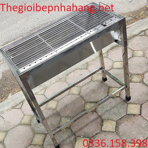 Bếp nướng than hoa chân đứng BBQ