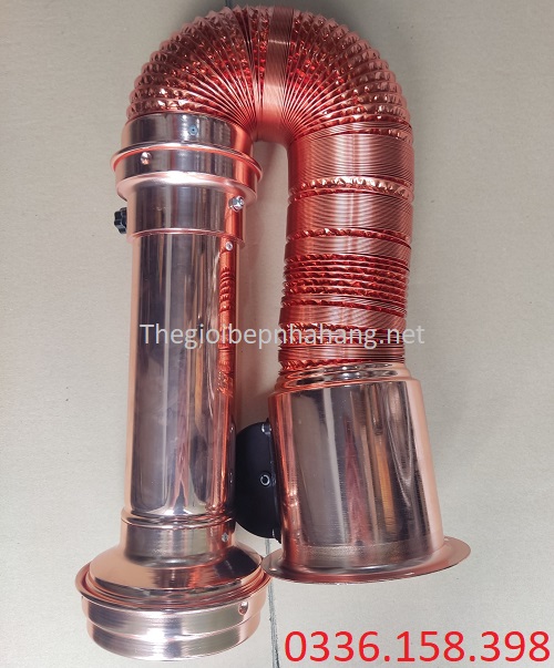 Ống hút mùi bếp nướng than hoa