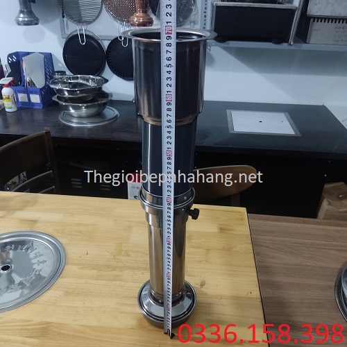 Kích thước của ống hút khói bếp nướng
