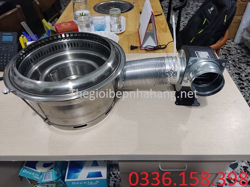 Bếp nướng hút âm kèm quạt hút khói