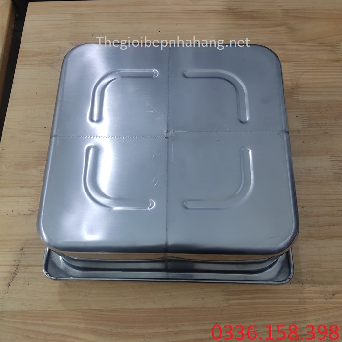 Mặt đáy của nồi inox vuông