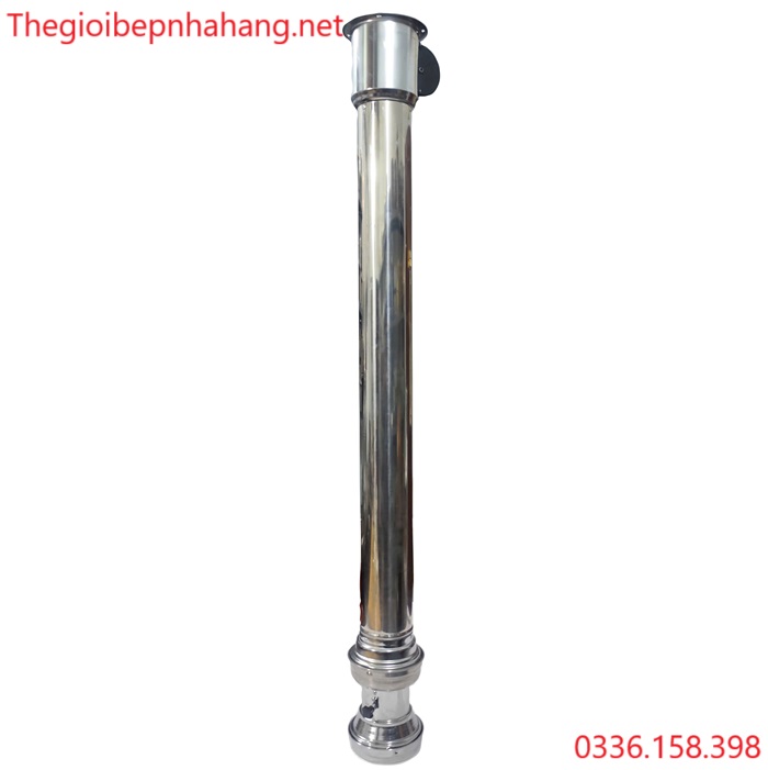 Ống hút khói bếp nướng màu inox