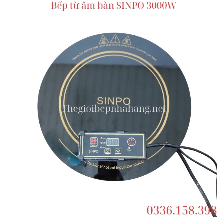 Bếp từ ăn lẩu âm bàn SINPO 3000W
