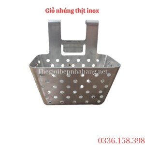 Giỏ nhúng thịt inox