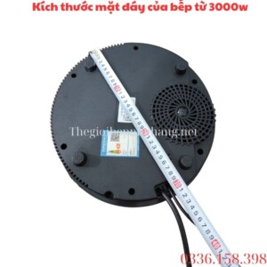 Kích thước mặt đáy của bếp từ SINPO 3000W