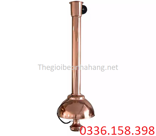 Ống hút khói bếp nướng than màu đồng