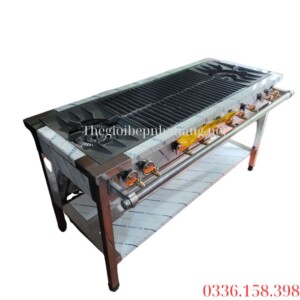Bếp gas Hàn Quốc 2 họng lớn 6 họng nhỏ
