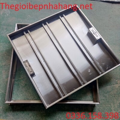 Nắp đậy bể nước ngầm inox 600x600