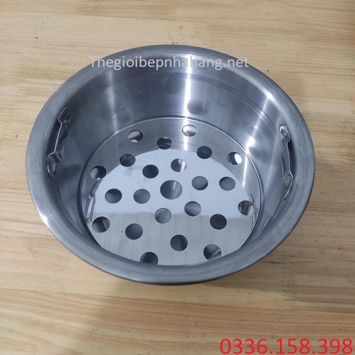 Xô đựng than hoa bằng inox
