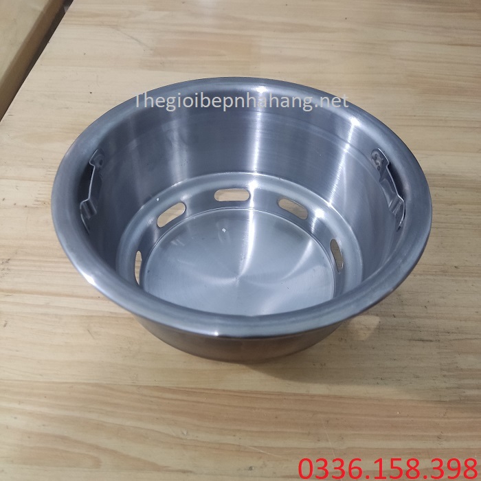 Chậu đựng than hoa bằng inox nhà hàng