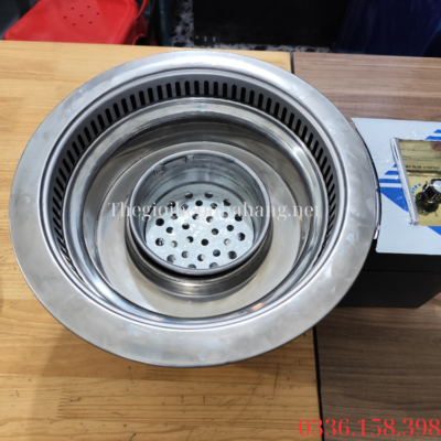 Bếp nướng than hoa không khói tự tiêu