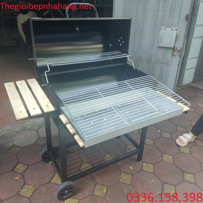 Bếp nướng than hoa BBQ ngoài trời 02