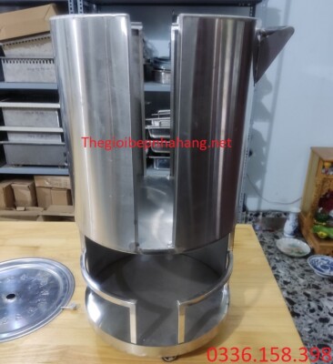 Xe đẩy vỉ nướng inox nhà hàng